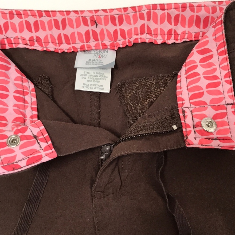 Danskin Now brown athletic / leisure crop pants - Picture 2 of 6